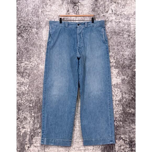 Imogene Willie Jeans 35 Womens Kate Fit Retro Military Denim Trouser - Picture 1 of 8